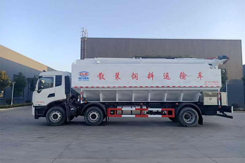天锦三轴15吨散装饲料车