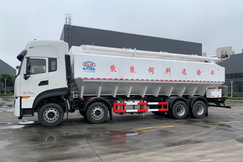 天龙20吨前四后八散装饲料车