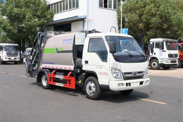 福田蓝牌压缩垃圾车