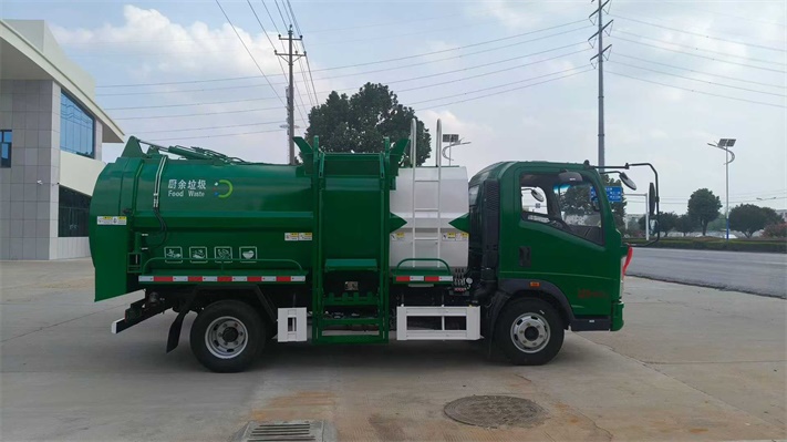 重汽豪沃蓝牌餐厨垃圾车