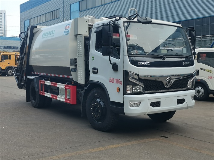 东风9方混电压缩式垃圾车